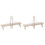 2Pcs Wooden DIY Cable-Stayed Bridge Model Kids Educational Physics Toy 3