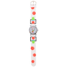 2Stk Kinderuhr Cartoon Design Weiß 3D Basketball Muster Silikon