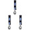 3Pcs Adjustable Strap Utensils Multi Color for Disabled Elderly Aid 2