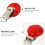 1Pc Red Baby Teether Chain Silicone Holder Safe Infant Clip 8