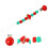 1Pc Red Baby Teether Chain Silicone Holder Safe Infant Clip 2