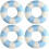 4Pcs Durable PVC Swim Rings Inflatable Pool Accessories 7