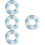 4Pcs Durable PVC Swim Rings Inflatable Pool Accessories 9