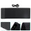 Multifunctional Wireless Mouse Pad Charger Black Smooth Touch Mat 9