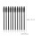 100Pcs Black Nylon Eyelash and Eyebrow Brushes Disposable for Makeup 10