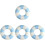 4Pcs Durable PVC Swim Rings Inflatable Pool Accessories 4