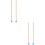 2Pairs Sky-Blue Xylophone Hammer Set Silicone Head Maple Handle Sticks 6