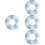 4Pcs Durable PVC Swim Rings Inflatable Pool Accessories 8
