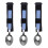 3Pcs Adjustable Strap Utensils Multi Color for Disabled Elderly Aid 4