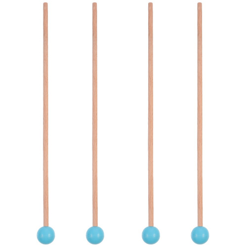2Pairs Sky-Blue Xylophone Hammer Set Silicone Head Maple Handle Sticks 1