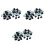 Self-Adhesive Black Cable Tie Mount Holder for Home Car Office 3