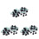 Self-Adhesive Black Cable Tie Mount Holder for Home Car Office 2