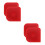 4Pcs Plastic Pot Tool Dark Red Pan and Dish Cleaning Scrapers 5