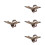 4Pcs Ornamental Dinosaur Statue Plastic Models Assorted Toy 8