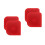 4Pcs Plastic Pot Tool Dark Red Pan and Dish Cleaning Scrapers 8