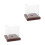 2Pcs Baseball Display Case with Wooden Base Clear Acrylic Storage Box 9