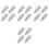 16Pcs Copper Dart Weight Adjuster Silver Durable Accessories for Darts 5