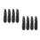 8Pcs Universal Black Skate Boot Lace Tightener Tool Foldable Design 9