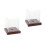 2Pcs Baseball Display Case with Wooden Base Clear Acrylic Storage Box 5