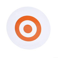 EVA Foam Targets Portable All Environments White And Orange Target Practice