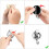 Wall Mounted Hook Towel Hanger Rack with Easy Install Suction Cup for Bathroom and Kitchen, Silver 5