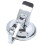 Wall Mounted Hook Towel Hanger Rack with Easy Install Suction Cup for Bathroom and Kitchen, Silver 1