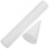 3Pcs Reusable White Foam Cake Models Smooth Surface DIY Party Supplies 5
