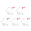 5Set Base Stabile Per Action Figure E Bambole in 9