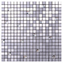 Easy maintenance, kitchen wall tiles, beautiful Marseille loop background, rose gold/silver/gold (silver).