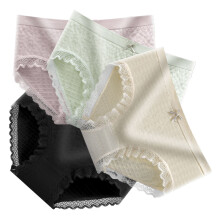 16Pz Slip Cotone Traspiranti Vita Media Tessuto Morbido Colorato