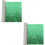 2Pz Tessuto PU Glitter Verde Per , Cucito E Decorazioni 6