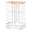Stainless Steel Kitchen Knife Holder with MultiSize Slots and PullOut Drain Tray Organizer 1