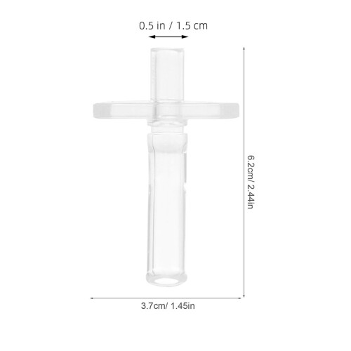48Pz Teste in Silicone Trasparente Per Cannucce 1