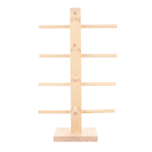 2Pz Organizer in Legno Khaki Stabile Raffinato 2