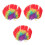 3Pz Parrucche Con Luci LED Per Halloween E Feste Colorate 7