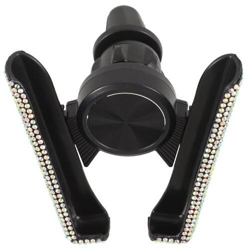 5Pz Porta Cellulare Auto Con Strass ABS Ventola