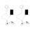 2Pz Phone Holder Con A LED Bianca Multifunzione 2