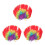 3Pz Parrucche Con Luci LED Per Halloween E Feste Colorate 4