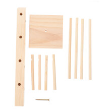 2Pz Organizer in Legno Khaki Stabile Raffinato