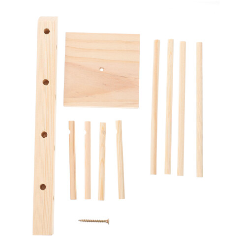 2Pz Organizer in Legno Khaki Stabile Raffinato