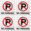 4Pz No Parking Acrilici Multicolor Per E Negozio 7