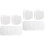 6St Wit Herbruikbare Baby Luiers Bamboe Microvezel Waterdicht Comfort 4