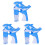 3St Kinder Bubbelfabriek Met Licht Automatisch Multi Kleuren 2