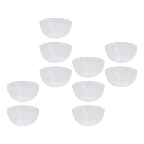 60Pz Ciotole PVC Trasparenti Per Bellezza Casa, Alta 2