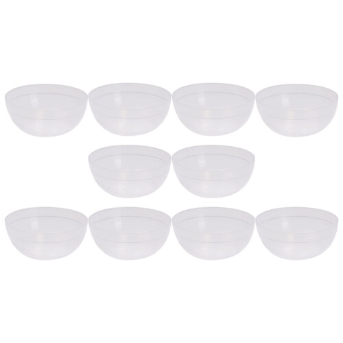 60Pz Ciotole PVC Trasparenti Per Bellezza Casa, Alta 1