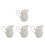 4Pz Brocchetti Ceramici Per Latte Salse Uso Domestico 9