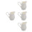 4Pz Brocchetti Ceramici Per Latte Salse Uso Domestico 5