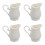 4Pz Brocchetti Ceramici Per Latte Salse Uso Domestico 6