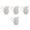 4Pz Brocchetti Ceramici Per Latte Salse Uso Domestico 7