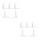 10Pièces Présentoir Compact Plastique Transparent Pour Figurines 10